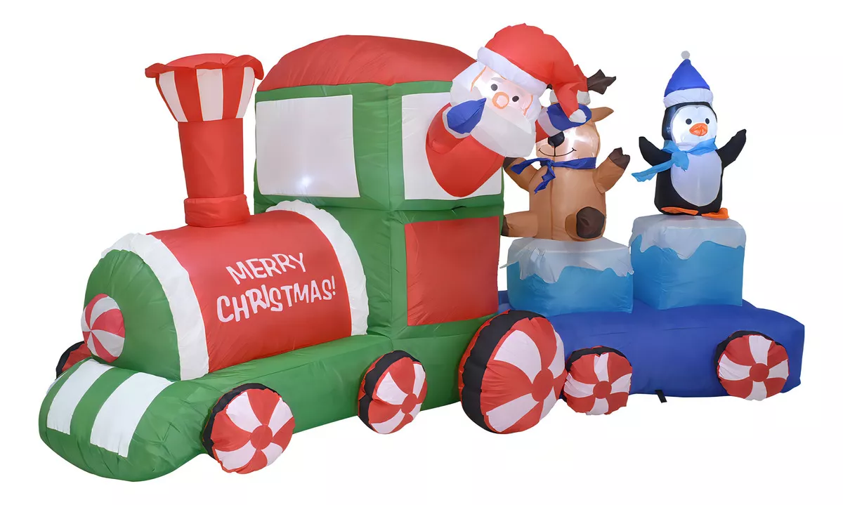 Miniatura 4 de Inflable Navidad Tren Navideño 2.2m